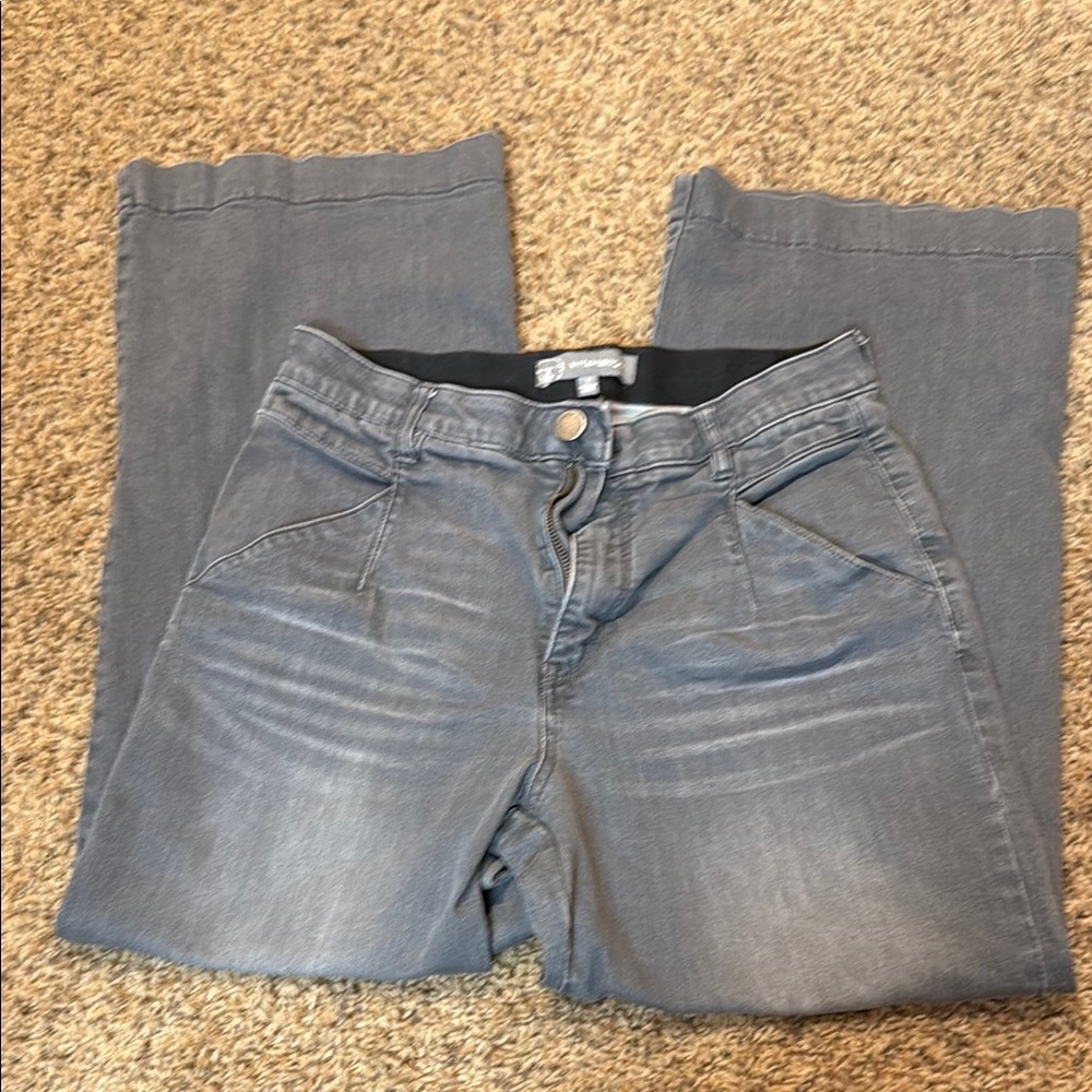 Wit & Wisdom Gray wide leg Jeans